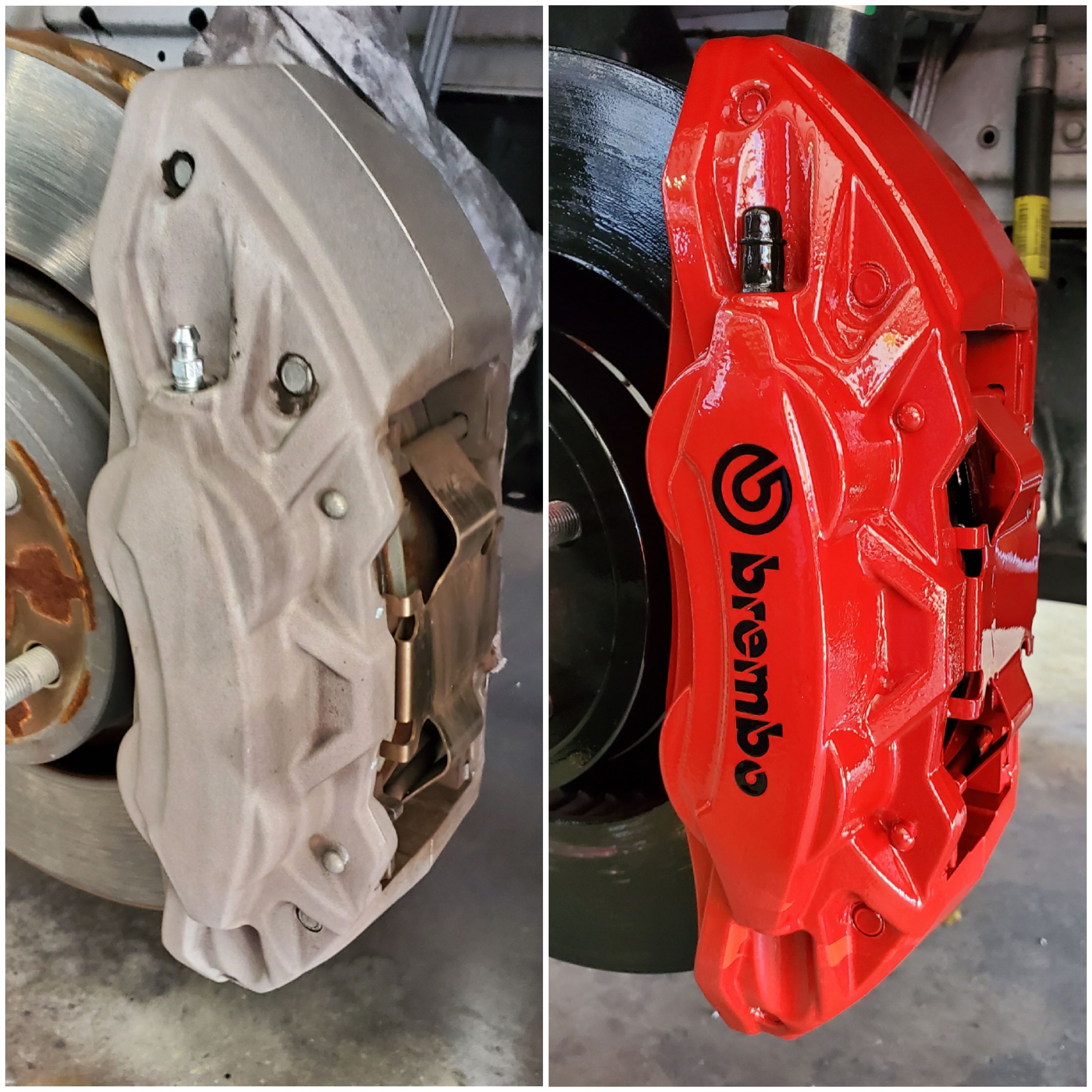 Brake caliper paint in Dubai